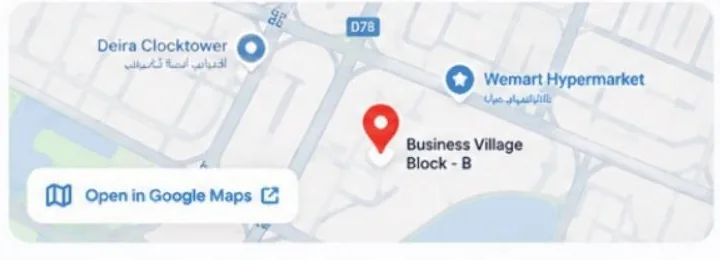 Taxify office location map preview